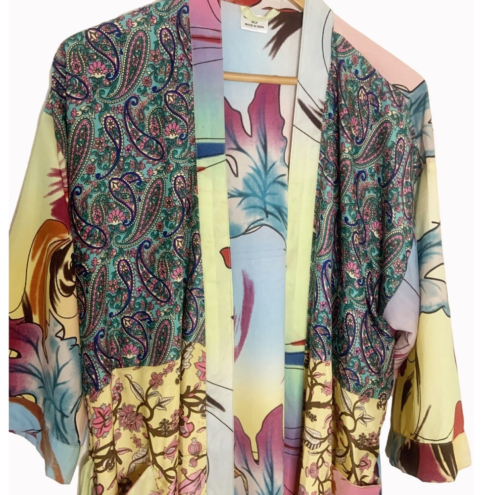 Handmade Silk Robe - Picture 2 of 3